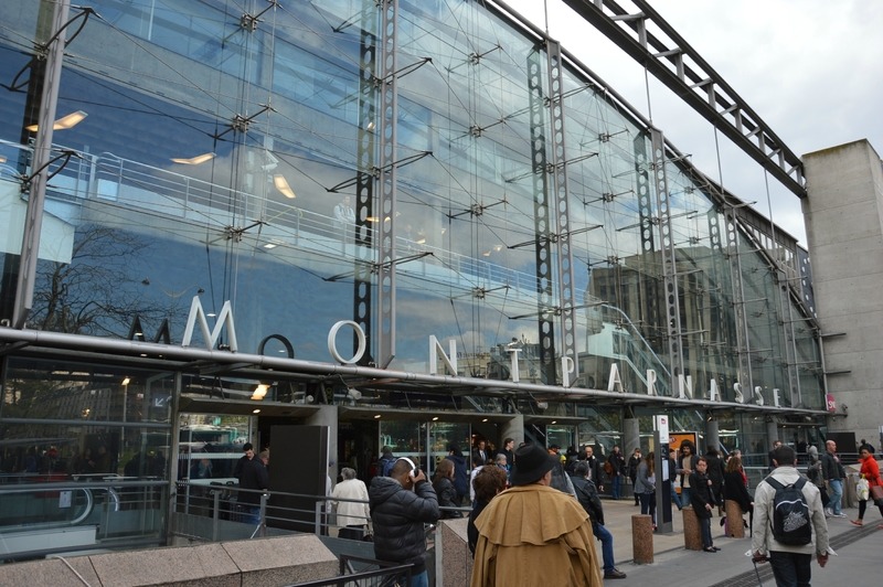 L'entrée centrale de la Gare Montparnasse